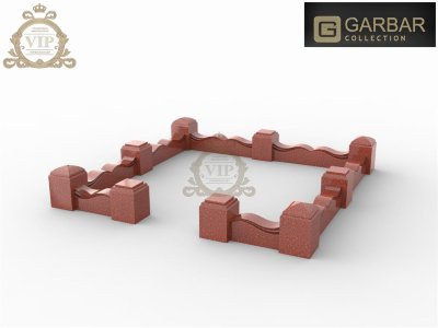 Гранитная ограда 8