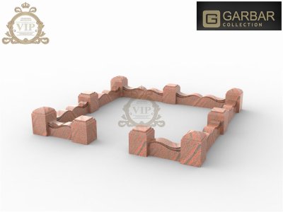 Гранитная ограда 8