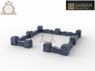 Гранитная ограда 8