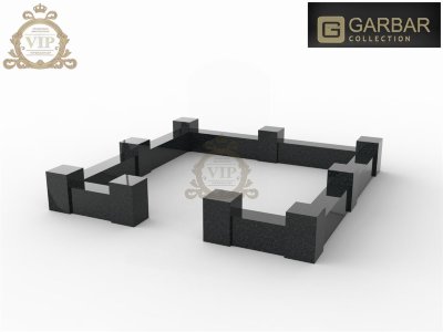 Гранитная ограда 1