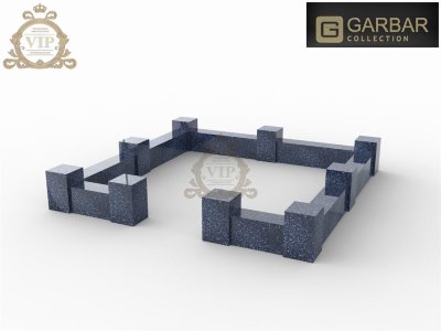 Гранитная ограда 1