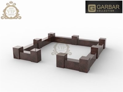 Гранитная ограда 1