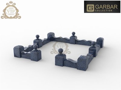 Гранитная ограда 4