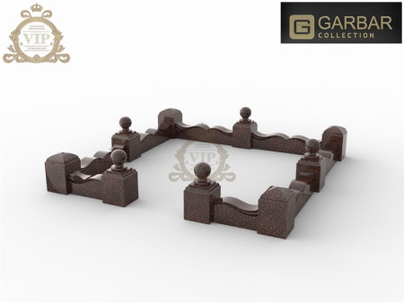 Гранитная ограда 4