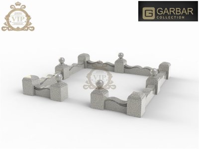 Гранитная ограда 4