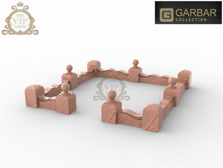 Гранитная ограда 4