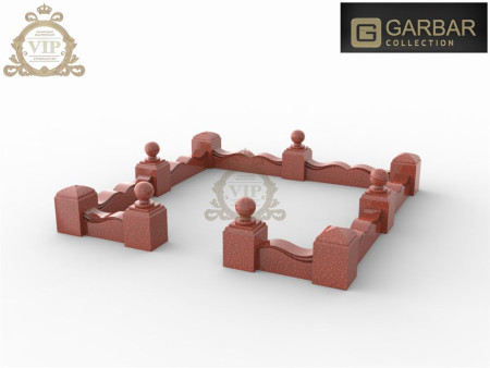 Гранитная ограда 4