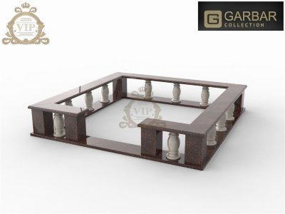 Гранитная ограда 5