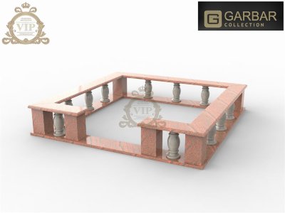 Гранитная ограда 5