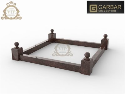 Гранитная ограда 6